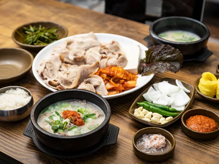 豬肉湯飯與小菜